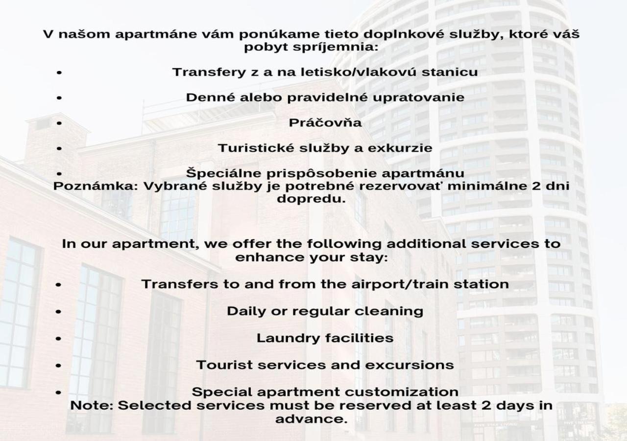 Skau Gajova Family Two Bedroom Apartment With A Terrace Free Parking Μπρατισλάβα Εξωτερικό φωτογραφία